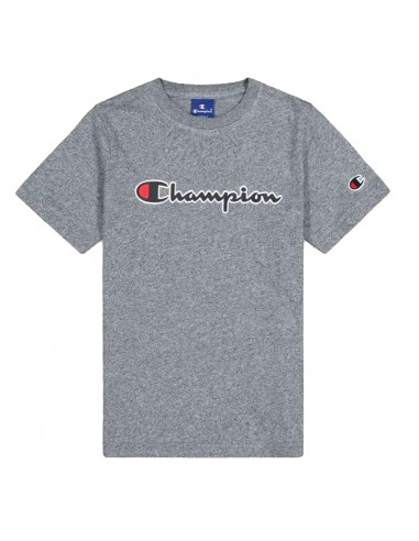 CHAMPION Rochester Logo - Grey - T-shirt Kids
