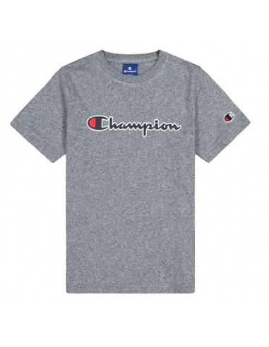 CHAMPION Rochester Logo - Gris - T-shirt enfants