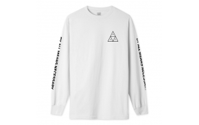 HUF T Essential TT - Blanc - T-shirt Manches Longues