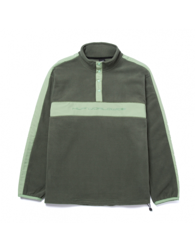 HUF Cascade Polar Fleece - Thyme - Mockneck