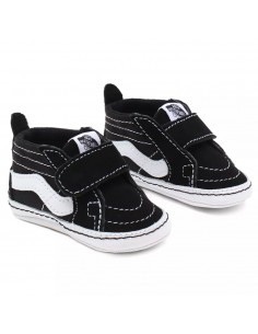 Chaussures Bébé VANS Sk8 Hi Crib Noir