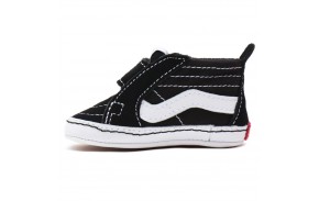 Chaussures Bébé VANS Sk8 Hi Crib Noir côté 2