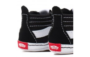 Chaussures Bébé VANS Sk8 Hi Crib Noir logo OTW