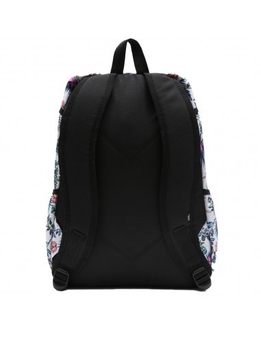 vans black floral backpack