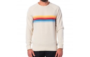 RIP CURL Sunsearise - Blanc cassé - Crewneck de face