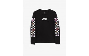 VANS Shnabby L/S BF - Black - T-shirt à manches longues Femmes (manches)