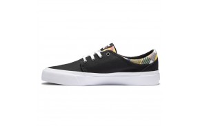 DC SHOES Trase - Noir - Chaussures de skateboard de coté