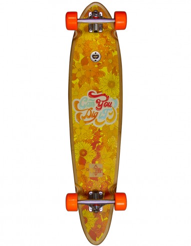 DUSTERS Dig It 40" Bamboo Orange - Longboard