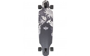 DUSTERS Channel Blooming 38" Black White - Longboard