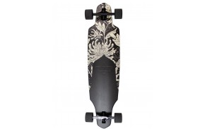 DUSTERS Channel Blooming 38" Black White - Longboard - Deck