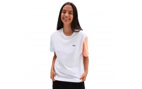 VANS Left Chest Colorblock - White - T-shirt porté de face