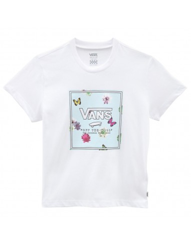 VANS Boxy Butter - Blanc - T-shirt avant