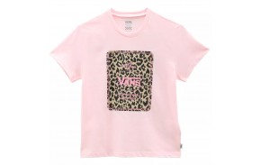 VANS Jewel Leopard - Rose - T-shirt avant