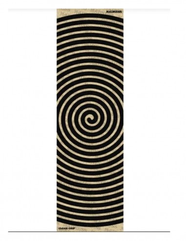 MADNESS Swirl Clear 10" - Black White Grip