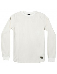 RVCA Day Shift Thermal - Blanc - T-shirt