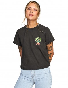 RVCA Mushtoo - Noir - T-shirt