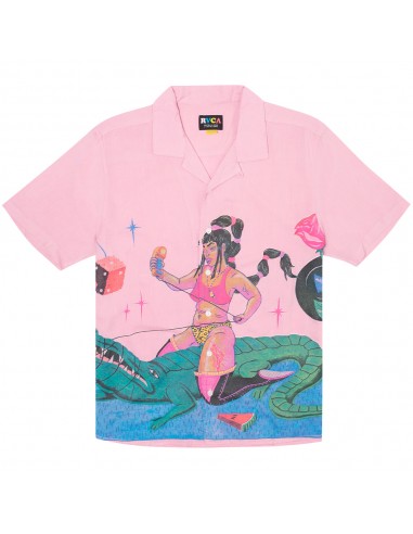 RVCA Lp x Klw Gator - Rose - Chemise