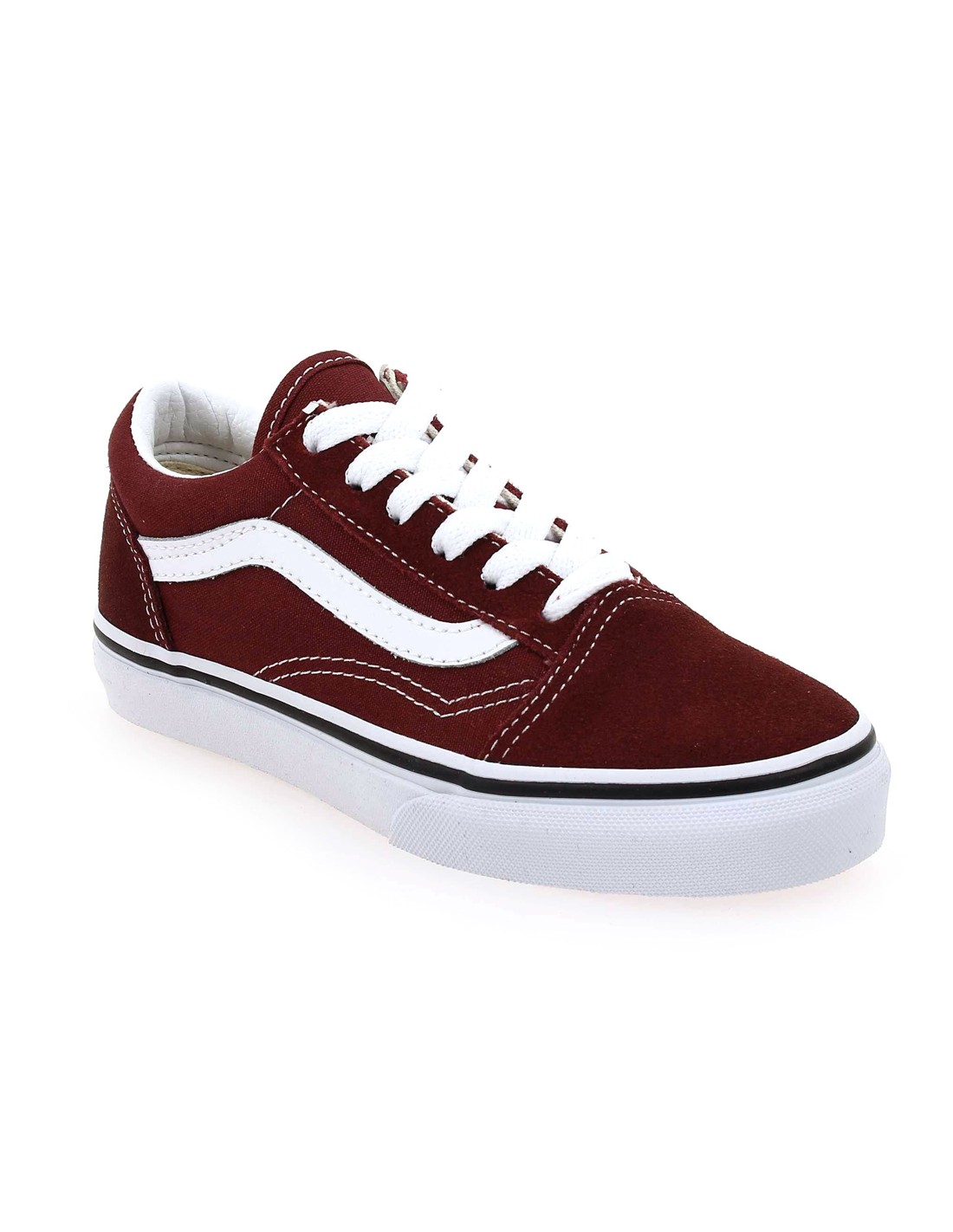 Vans Old Skool Skate Shoes Women's Size 7 Burgundy Red Sneakers