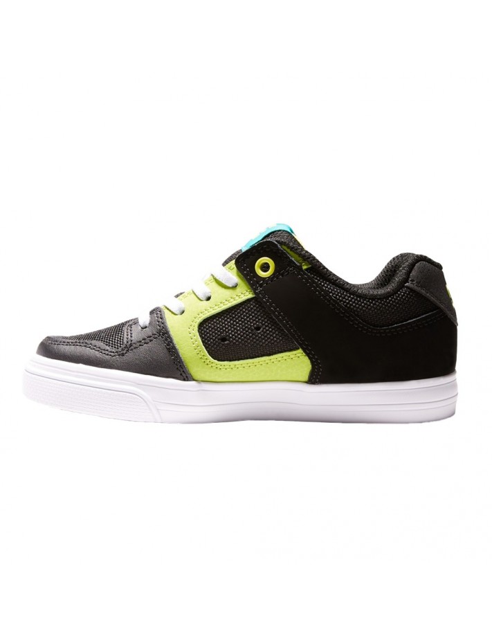 black and lime green dc shoes