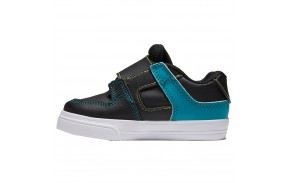 Chaussure de skate pour enfants DC SHOES pure V Bleu - coté