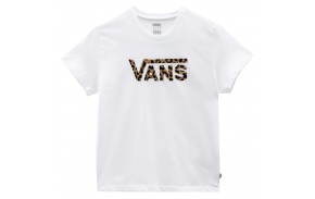 VANS Leopard Flying V - Blanc - T-shirt