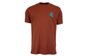 SANTA CRUZ Screaming Hand Chest - Sepia Brown - T-shirt