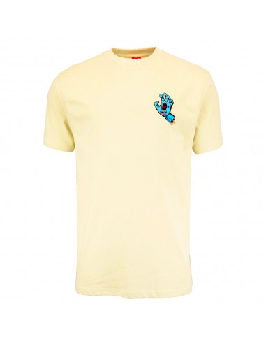 SANTA CRUZ Screaming Hand Chest - Butter - T-shirt