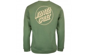 SANTA CRUZ Opus Dot Stripe - Vintage Ivy - Crewneck dos