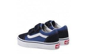 VANS Old Skool - Navy/True White - Chaussures de skate Enfants