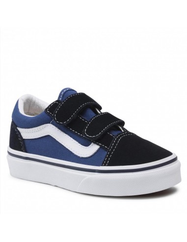 VANS Old Skool - Navy/True White - Chaussures de skate Enfants