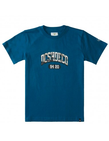 DC SHOES Blabac Stacked - Bleu - T-shirt