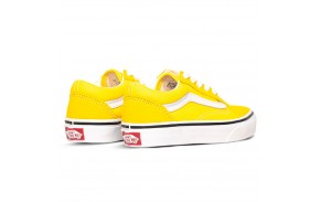 VANS Old Skool - Blazing Yellow/True White - Chaussures de skate Enfants