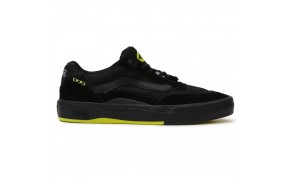 VANS Wayvee - Black/Sulphur - Chaussures de skate - vue de côté