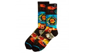 SANTA CRUZ Adverts (2 Pack) - Multi - Chaussettes noir multi