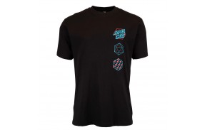 SANTA CRUZ Japanese Optical Dot - Noir - T-shirt - vue de devant