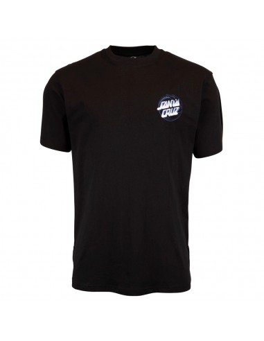 SANTA CRUZ Stipple Wave Dot - Noir - T-shirt - vue de face