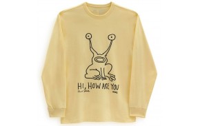 VANS x Daniel Johnston OTW  - Banana - T-shirt à manches longues - vue de face