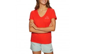 RIP CURL Lunard Tide - Rouge - T-shirt