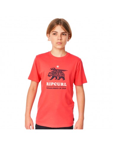 RIP CURL Animolous - Rouge - T-shirt Enfant