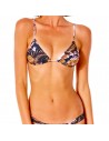 RIP CURL Playabella Triangolo scorrevole - Nero - Top bikini a triangolo