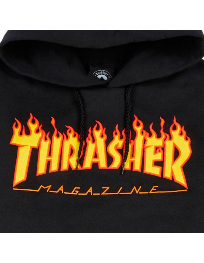 Thrasher sudadera negra hot sale