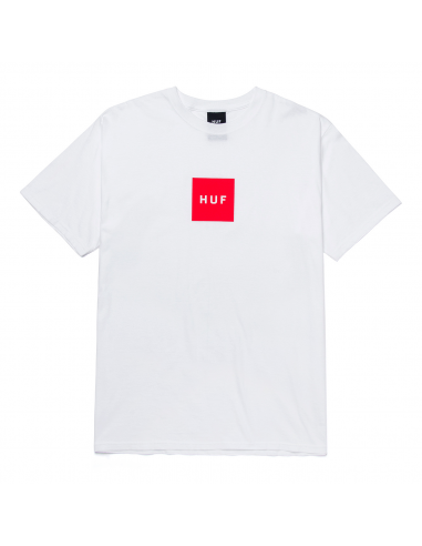 HUF Essential Box Logo - Blanc - T-shirt - vue de face