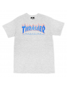 THRASHER Flame - Grigio cenere - T-shirt