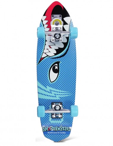 SMOOTHSTAR Barracouda 30" Blue - Surfskate complet