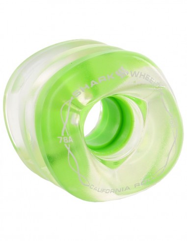 Roues de longboard Shark California 60mm Transparentes