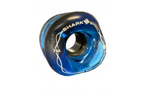 Roues de longboard Shark California Rolls Clear Blue