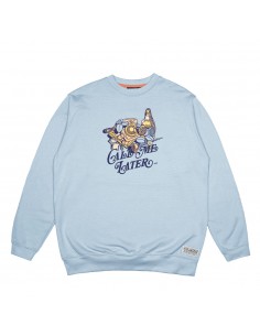 JACKER Call Me Later - Baby Blue - Crewneck - vue de face