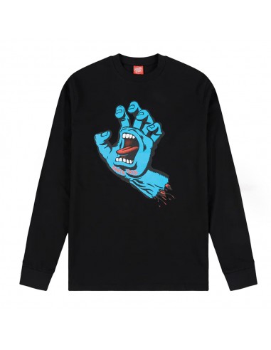 SANTA CRUZ Screaming hand - Noir - T-shirt à manches longues