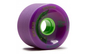 Roues de longboard Remember Hoot 70mm violet