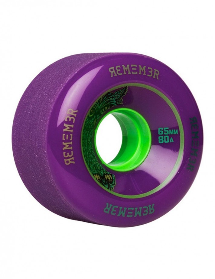 REMEMBER Hoot 65 mm 80a - Violette - Roues de longboard